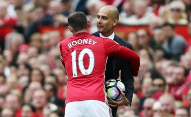 Rooney dhe Guardiola përplasen në fushë (Video)