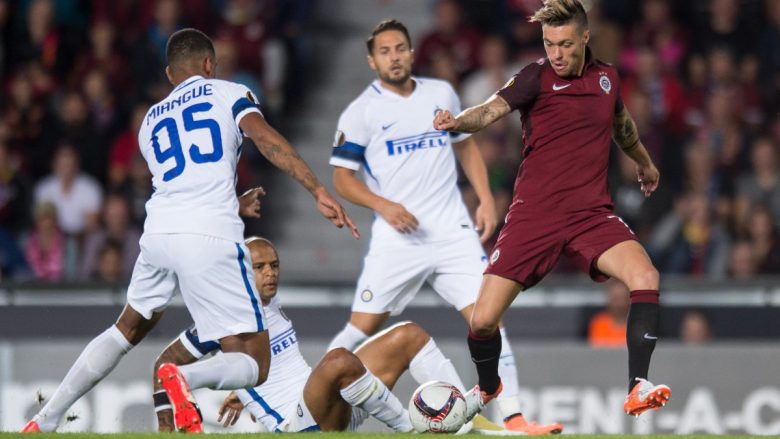 Dy gola të shpejt në ndeshjen Sparta-Inter(Video)