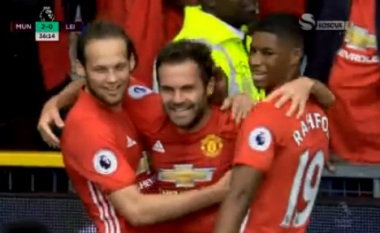 Shënojnë Mata dhe Rashford, super United po e deklason Leicesterin (Video)