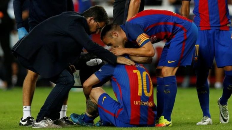 Konfirmon Barca: Lëndohet Messi, kaq javë do të mungojë (Foto/Video)