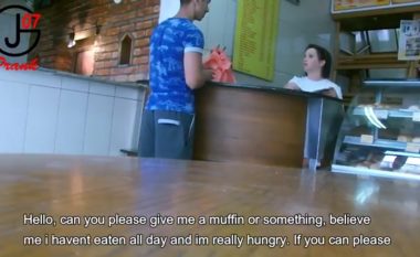 Eksperiment social: Furrtarët e Gjakovës s’e kthyen prapa “lypsarin e uritur” (Video)