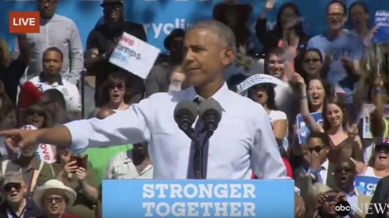 Kur Obama falënderon Obamën! (Video)