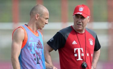 ​Ancelotti paralajmëron Robbenin: Do të qëndrosh në stol