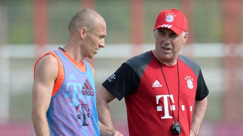 ​Ancelotti paralajmëron Robbenin: Do të qëndrosh në stol