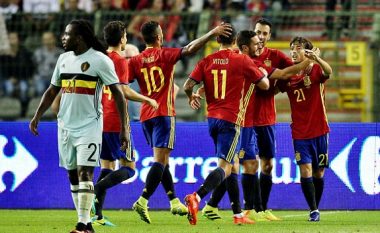 Spanja mposht Belgjikën me golat e Silvas (Video)