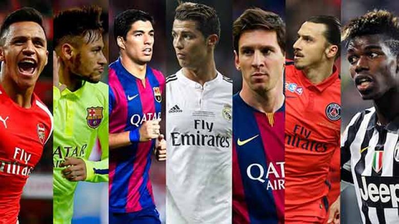 Këta janë futbollistët që kanë ndikuar në më shumë gola këtë sezon (Foto)