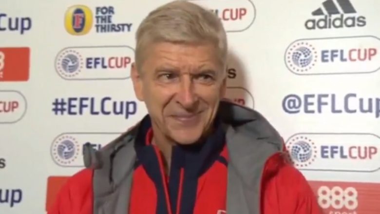 Reagimi i Wenger kur pyetet për gjuajtjet e fuqishme të Granit Xhakës (Video)