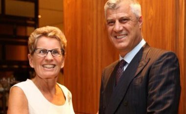 Thaçi takohet me kryeministren e Ontarios