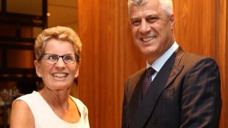 Thaçi takohet me kryeministren e Ontarios