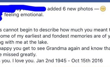 Donte të kujtonte gjyshin e vdekur, ngatërron fotot poston ato nudo (Foto, +18)