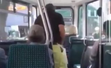 Kur plaka serbe flet në telefon, i “shurdhon” të gjithë zviceranët në tramvaj! (Video)