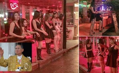 Pas vdekjes së mbretit, prostitutat mbajnë zi (Foto)