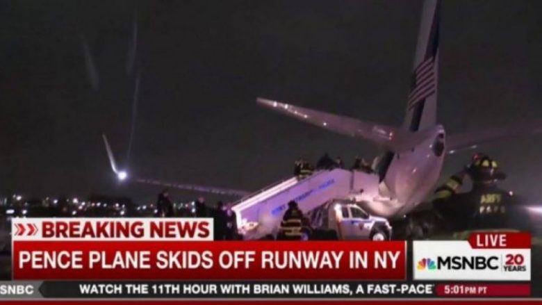Dramë në New York: Rrëshqet nga pista aeroplani i kandidatit republikan për zëvendëspresident (Foto/Video)