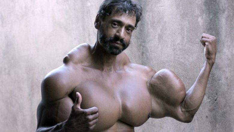 Njihuni me ‘Hulkun’ brazilian që e ka bicepsin 60 centimetra (Foto/Video)