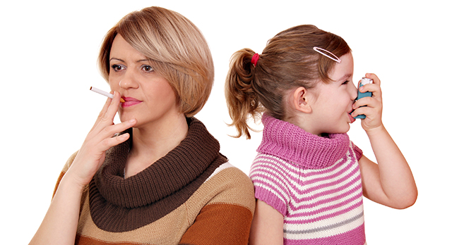 Smoking can cause asthma in children