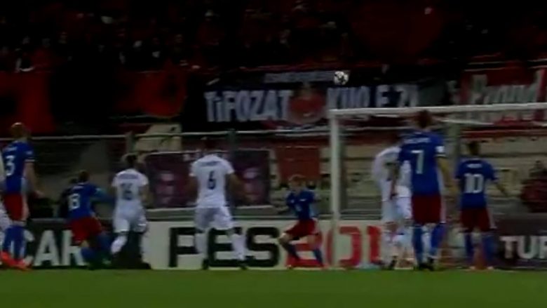 Shqipëria shënon golin e qetësisë ndaj Lihtenshtajnit (Video)