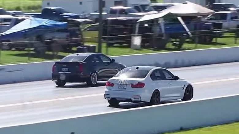 Cadillac ATS-V, në garën e shpejtësisë me BMW M3: Kush do të fitojë? (Video)