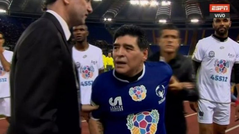 Edhe Maradona nuk i ikë pyetjes për incidentin me Veronin