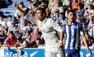 Ronaldo vendimtar në fitoren e Realit, Los Blancos vazhdojnë në krye (Video)