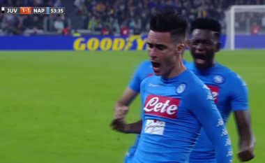 Napoli barazon rezultatin pas një aksioni të bukur (Video)