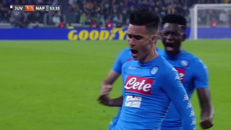 Napoli barazon rezultatin pas një aksioni të bukur (Video)