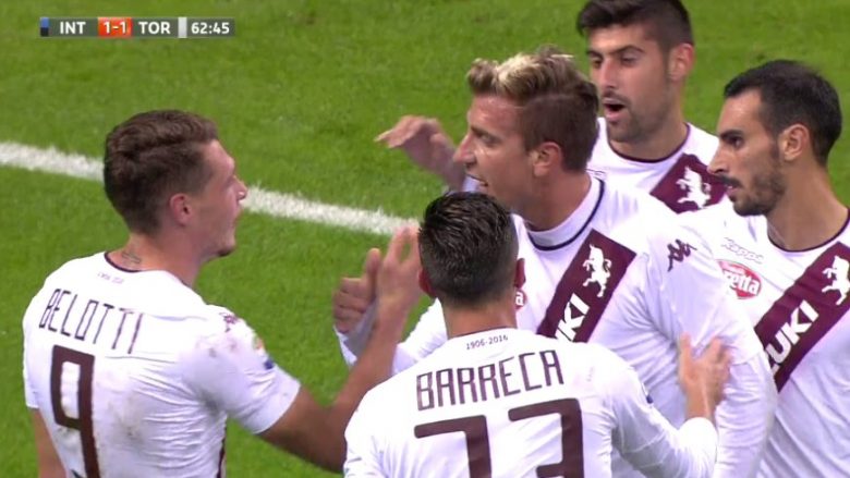 Torino barazon rezultatin pas një gabimi në mbrojte nga Interi (Video)