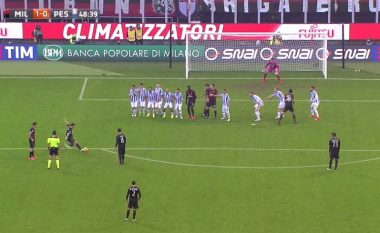 Bonaventura kalon Milanin në epërsi me një gol nga gjuajta e lirë në stilin e Ronaldinhos (Video)