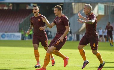 Shpërthen Dzeko, Roma triumfon në Napoli (Video)