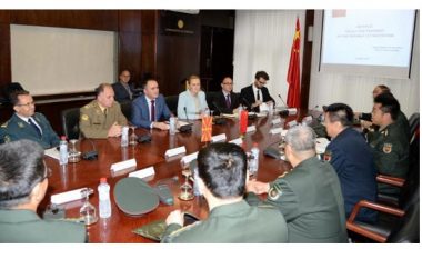 Një delegacion ushtarak kinez viziton Maqedoninë