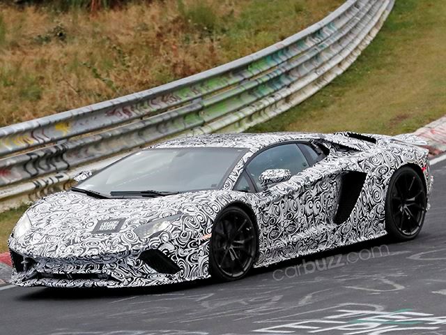 Lamborghini Aventador i ri fotografohet gjate procesit te testimit foto 4