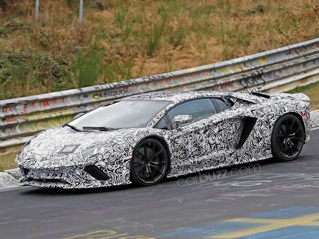 Lamborghini Aventador i ri fotografohet gjate procesit te testimit foto 5