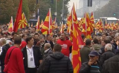 Çka ndodhi dhe çka u tha në ”Marshin për liri” sot në Shkup (Foto/Video)