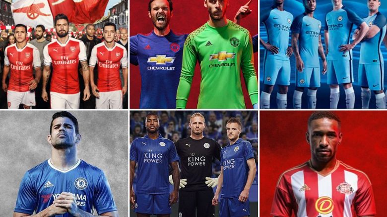 Këto janë shtatë skuadrat angleze që përfitojnë më së shumti nga sponsorët e fanellave (Foto)
