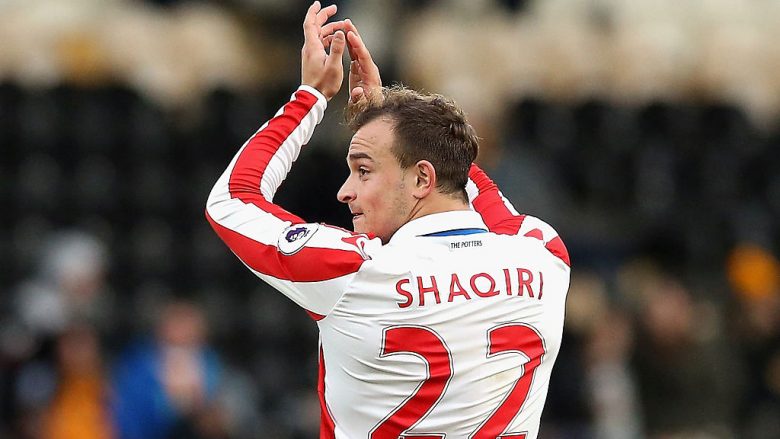 Shaqiri tallet me mbrojtësit kundërshtar, këto janë momentet e javës në Angli (Video)