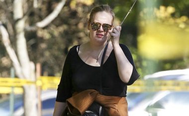 Adele pa komplekse, del pa makijazh gjatë shëtitjes në kopshtin zologjik (Foto)