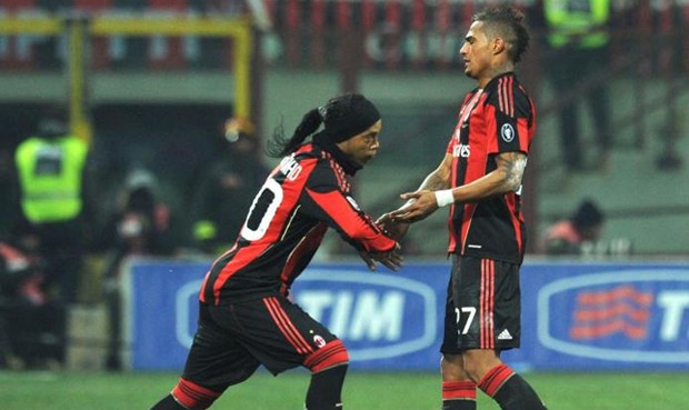Boateng ka luajtur me Ronaldinhon te Milani.