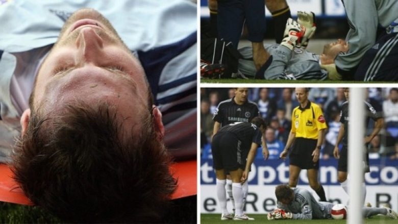 Janë bërë 10 vite që kur Cech pësoi dëmtimin e tmerrshëm në kokë (Foto)