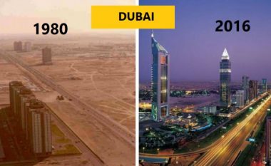 Ndryshimi i pabesueshëm i qyteteve më të njohura në botë (Foto)
