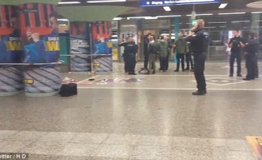 Theren me thikë katër persona në një stacion treni në Frankfurt (Foto/Video)