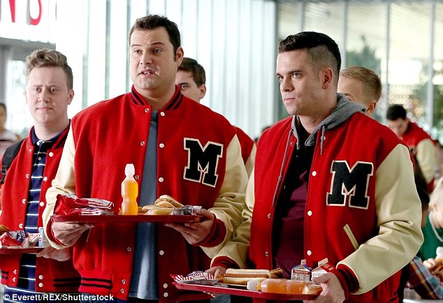 Mark Salling në serialin “Glee”.