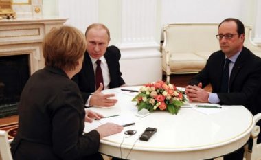 Putin, Merkel dhe Hollande: Marrëveshja e Minskut për Ukrainën nuk ka alternativë