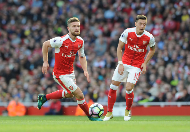 Mesut Ozil dhe Shkodran Mustafi kanë qenë tejet në formë këtë sezon. Foto: David Price/Arsenal FC via Getty Images