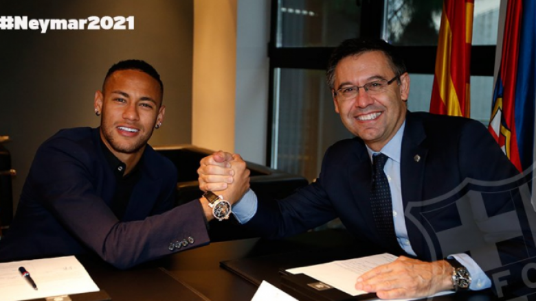 Zyrtare: Neymar vazhdon me Barcelonën