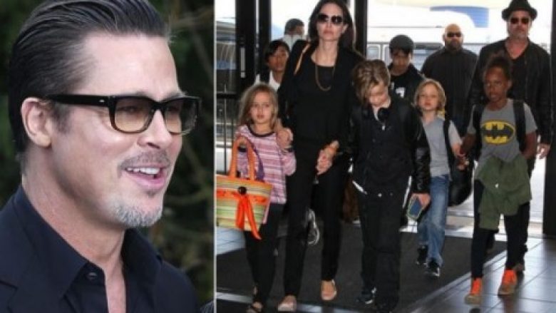 Brad Pitt takohet me fëmijët pas ndarjes nga Anxhelina Jolie