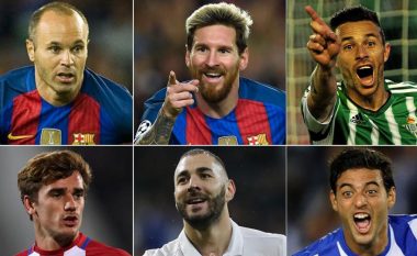 Dhjetë lojtarët më të mirë që nuk janë përjashtuar kurrë me karton të kuq në La Liga (Foto)