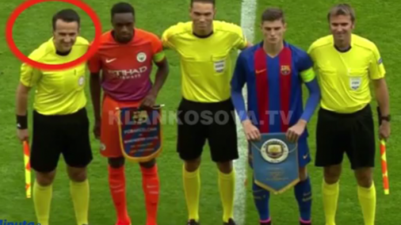 Rrëfimi i kosovarit që gjykoi në sfidën Barcelona – Manchester City (Video)