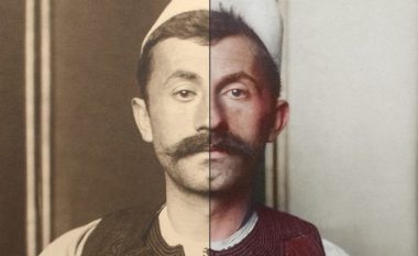 Buzzfeed retushoi në ngjyra imazhin e vitit 1910: Veshja e veçantë e emigrantit shqiptar në New York (Foto)