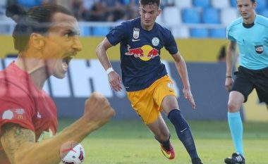Djaloshi shqiptar që po krahasohet me Ibrën sapo shënoi dy gola në Austri (Video)