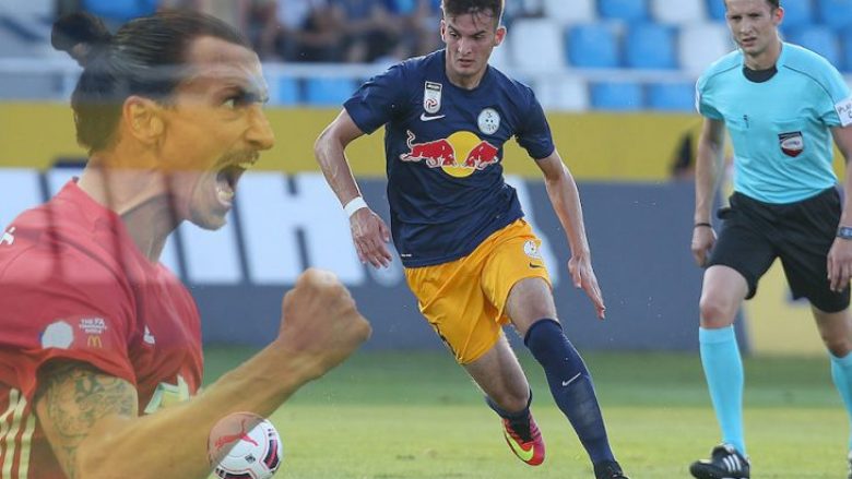 Djaloshi shqiptar që po krahasohet me Ibrën sapo shënoi dy gola në Austri (Video)