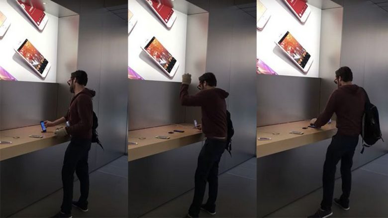 I refuzohet rimbursimi, shihni çfarë bëri në një dyqan të Apple (Video)